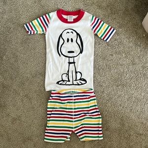 Hanna Anderson peanuts snoopy pjs US 5